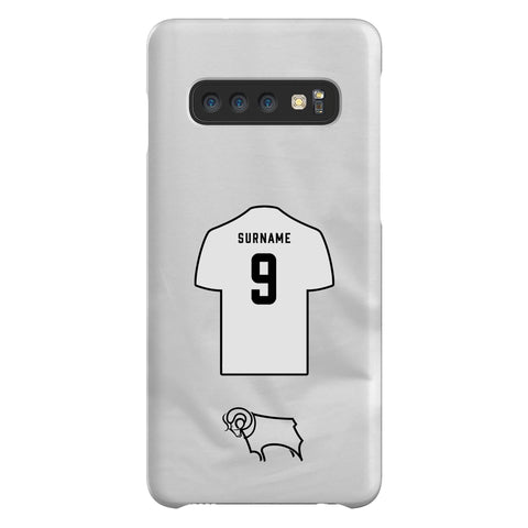 Derby County Personalised Samsung Galaxy S10 Snap Case