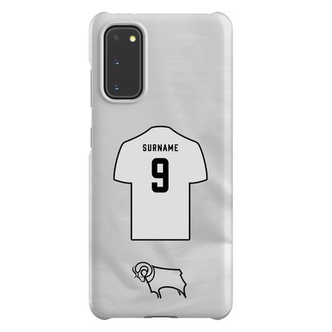 Derby County Personalised Samsung Galaxy S20 Snap Case