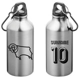 Derby County Personalised Water Bottle For Drinks