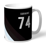 Personalised Derby County Stripe Mug