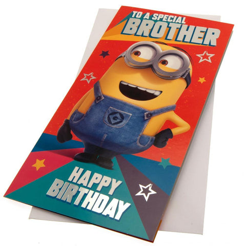 Despicable Me 3 Minion Birthday Card Brother  - Official Merchandise Gifts
