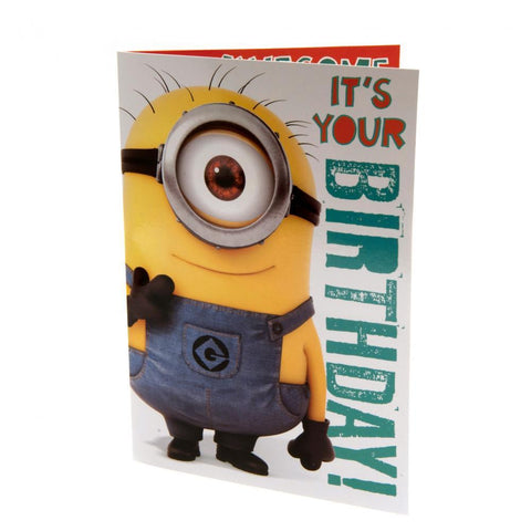 Despicable Me Minion Birthday Sound Card  - Official Merchandise Gifts