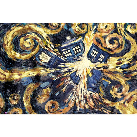 Doctor Who Poster Exploding Tardis 98  - Official Merchandise Gifts