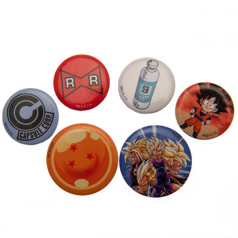 Dragon Ball Z Button Badge Set  - Official Merchandise Gifts