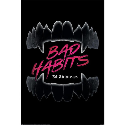 Ed Sheeran Poster Bad Habits 176  - Official Merchandise Gifts