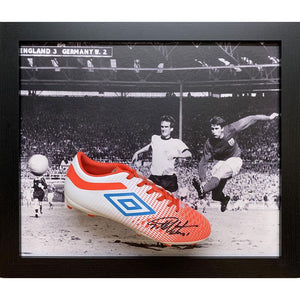 England FA Hurst Signed Boot (Framed)  - Official Merchandise Gifts