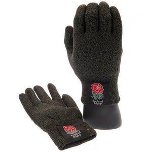 England RFU Luxury Touchscreen Gloves Youths  - Official Merchandise Gifts