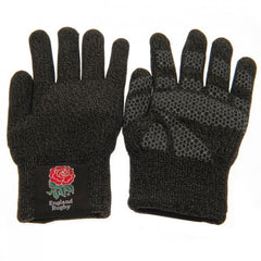 England RFU Luxury Touchscreen Gloves Youths  - Official Merchandise Gifts