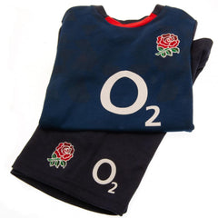 England RFU Shirt & Short Set 6/9 mths NV  - Official Merchandise Gifts