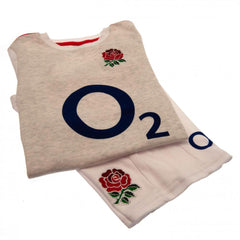England RFU Shirt & Short Set 9/12 mths GR  - Official Merchandise Gifts
