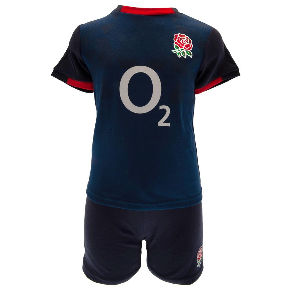 England RFU Shirt & Short Set 9/12 mths NV  - Official Merchandise Gifts