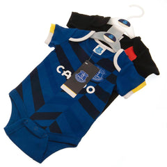 Everton FC 2 Pack Bodysuit 6-9 Mths  - Official Merchandise Gifts