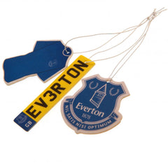 Everton FC 3pk Air Freshener  - Official Merchandise Gifts