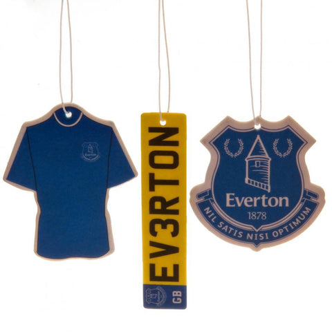 Everton FC 3pk Air Freshener  - Official Merchandise Gifts