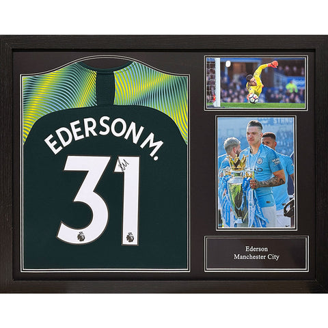 Everton FC Ferguson Signed Shirt (Framed)