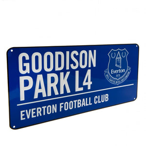 Everton FC Street Sign BL  - Official Merchandise Gifts