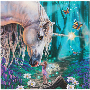 Fairy Whispers Light Up Canvas Plaque by Lisa Parker