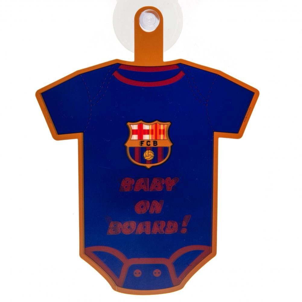 FC Barcelona Baby On Board Sign  - Official Merchandise Gifts