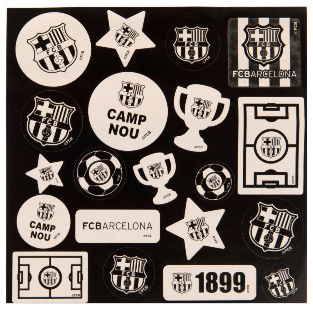 FC Barcelona Glow in the Dark Stickers  - Official Merchandise Gifts
