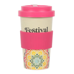 Festival Fuel Mandala Bamboo Eco Travel Mug