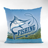 Fishing Best Dad Personalised Cushion