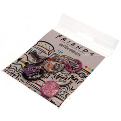 Friends Button Badge Set Doodle  - Official Merchandise Gifts