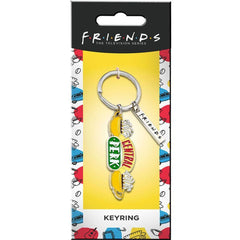 Friends Charm Keyring Central Perk  - Official Merchandise Gifts
