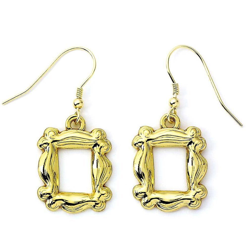 Friends Gold Plated Earrings Frame  - Official Merchandise Gifts