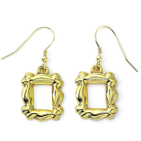 Friends Gold Plated Earrings Frame  - Official Merchandise Gifts