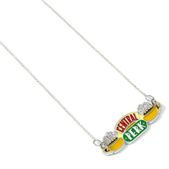 Friends Silver Plated Necklace Central Perk  - Official Merchandise Gifts