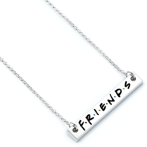 Friends Silver Plated Necklace Logo  - Official Merchandise Gifts