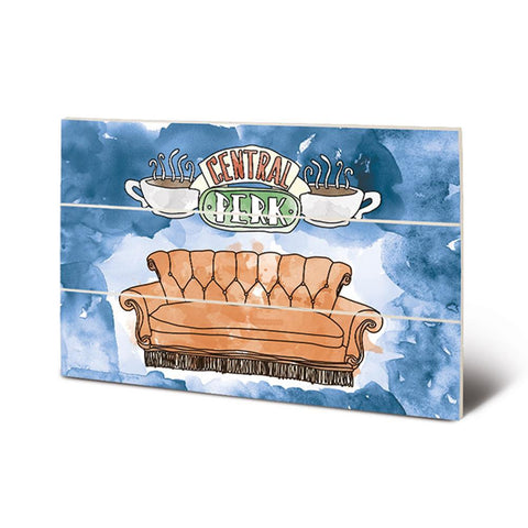 Friends Wood Print Central Perk  - Official Merchandise Gifts