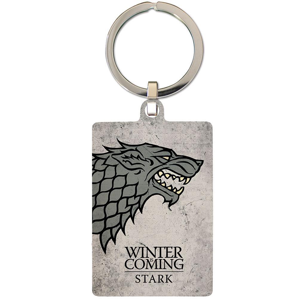 Game Of Thrones Metal Keyring Stark  - Official Merchandise Gifts