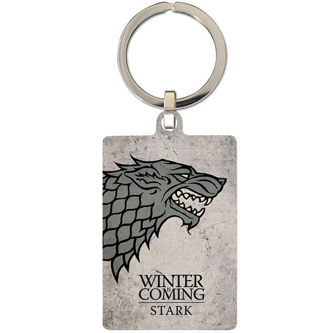 Game Of Thrones Metal Keyring Stark  - Official Merchandise Gifts