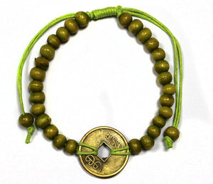 Good Luck Feng-Shui Bracelets - Lime Green