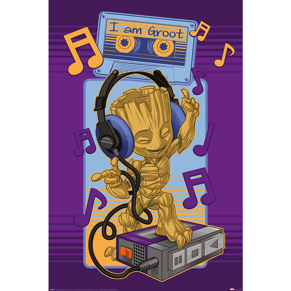 Guardians Of The Galaxy Poster Groot 197  - Official Merchandise Gifts