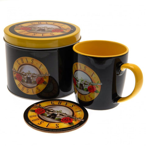 Guns N Roses Mug & Coaster Gift Tin  - Official Merchandise Gifts