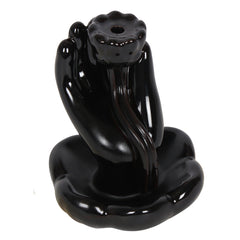 Hand And Lotus Flower Backflow Incense Burner