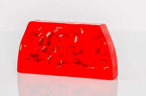 Handmade Soap Loaf - Pomegranate - Slice Approx 100g