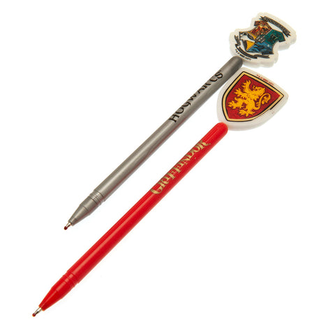 Harry Potter 2pk Pen & Topper Set  - Official Merchandise Gifts