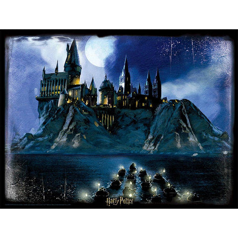 Harry Potter 3D Image Puzzle 500pc Hogwarts Night  - Official Merchandise Gifts