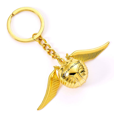 Harry Potter 3D Metal Keyring Golden Snitch  - Official Merchandise Gifts