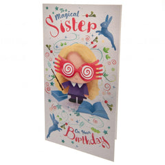 Harry Potter Birthday Card Sister  - Official Merchandise Gifts