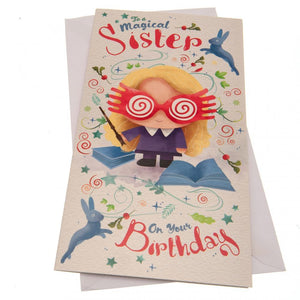 Harry Potter Birthday Card Sister  - Official Merchandise Gifts