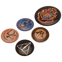 Harry Potter Button Badge Set Hogwarts  - Official Merchandise Gifts