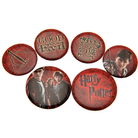 Harry Potter Button Badge Set RD  - Official Merchandise Gifts