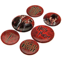 Harry Potter Button Badge Set RD  - Official Merchandise Gifts