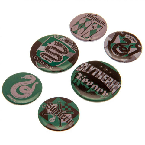 Harry Potter Button Badge Set Slytherin  - Official Merchandise Gifts