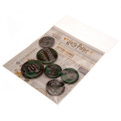 Harry Potter Button Badge Set Slytherin  - Official Merchandise Gifts