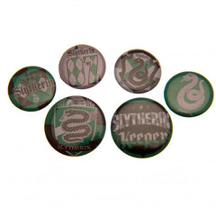 Harry Potter Button Badge Set Slytherin  - Official Merchandise Gifts